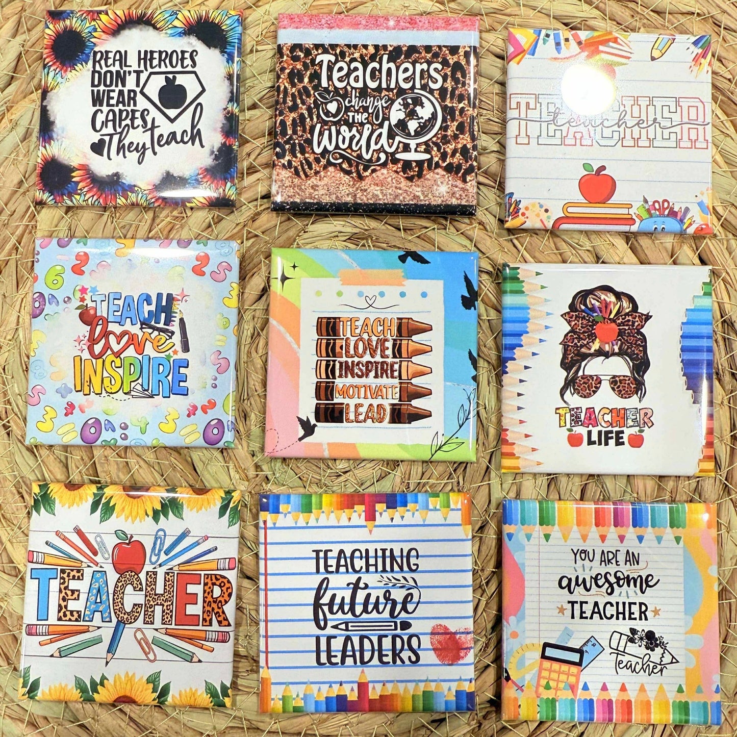 Teacher: Set of 9